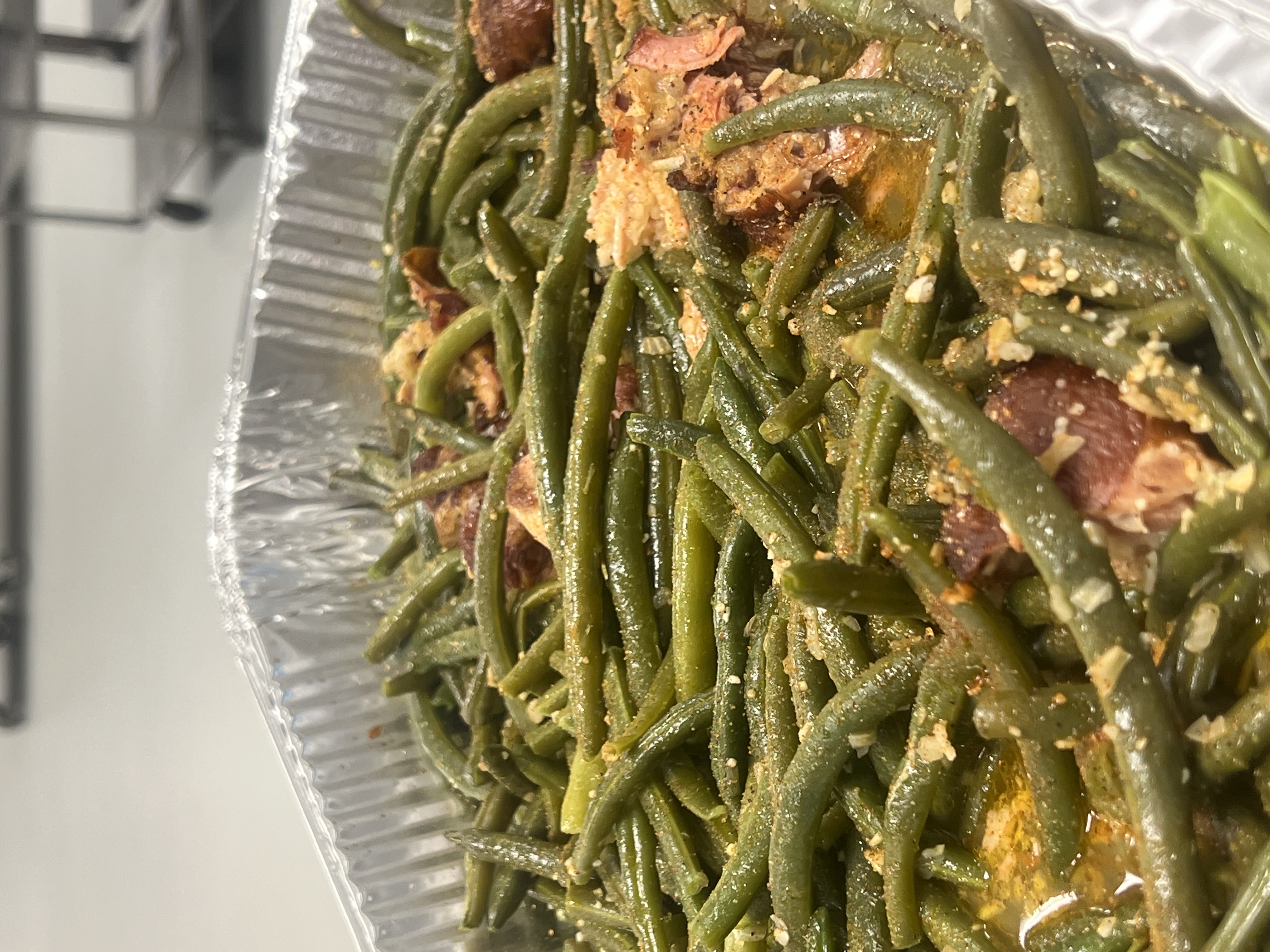 Seasoned green beans